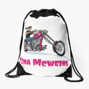 Tina McWeird Drawstring Bag