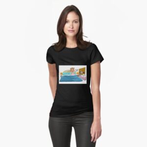 CATS STICK TOGETHER Fitted T-Shirt