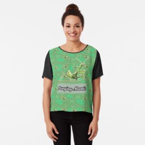 PRAYING MANTIS Chiffon Top