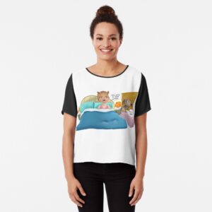 Cats stick together Chiffon Top