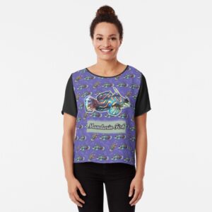 MANDARIN FISH Chiffon Top