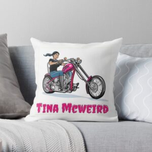 Tina McWeird Throw Pillow