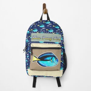 Blue Tang Fish Theme Backpack