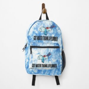 TIE DYE GOT WATER THANK A PLUMBER Backpack