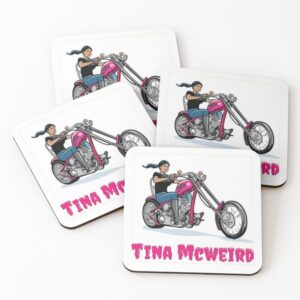 Tina McWeird Coasters (Set of 4)