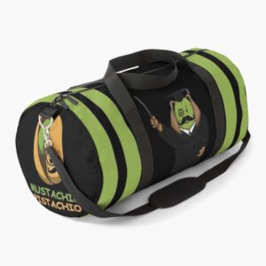 MUSTACHIO PISTACHIO ONE NUT OF A PROFESSOR Duffle Bag