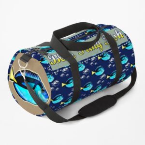 Blue Tang Fish Theme Duffle Bag